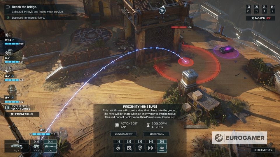 Gears Tactics best skills and build for Support